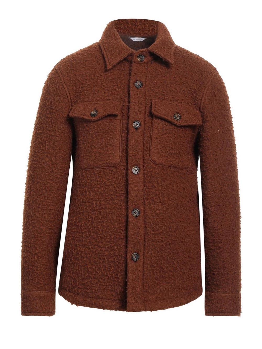 Manuel Ritz Brown/Tan Shirt Jacket - Picture 13 of 16